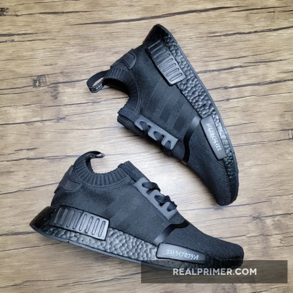 NMD_R1 PRIMEKNIT JAPAN CORE BLACK/CORE BLACK/CORE BLACK BZ0220
