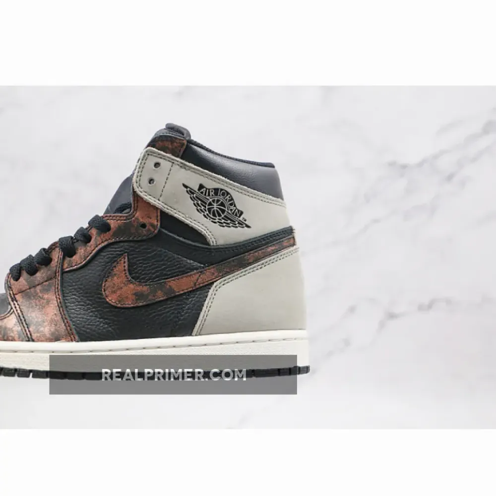 AIR JORDAN 1 RETRO HIGH PATINA RUST SHADOW BLACK/GREY-RUST 555088-033