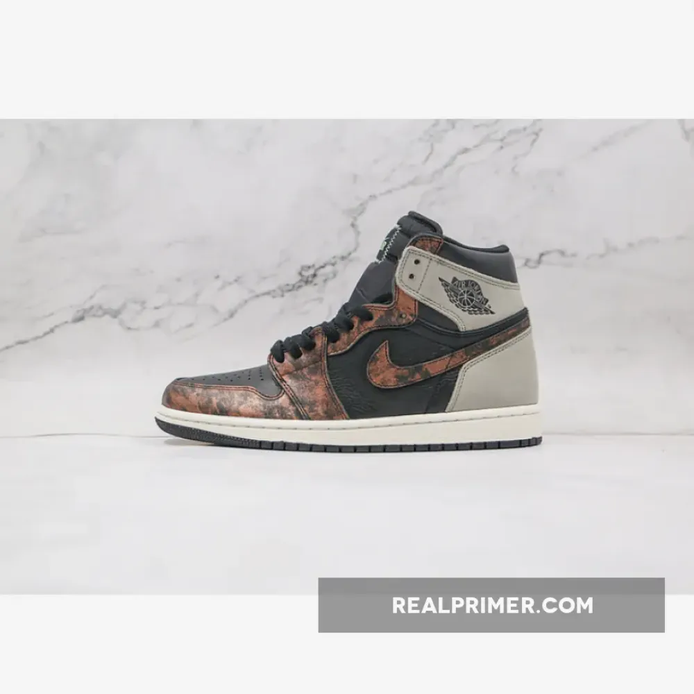 AIR JORDAN 1 RETRO HIGH PATINA RUST SHADOW BLACK/GREY-RUST 555088-033