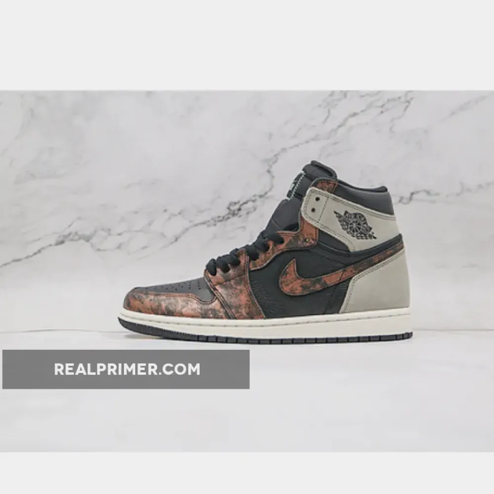 AIR JORDAN 1 RETRO HIGH PATINA RUST SHADOW BLACK/GREY-RUST 555088-033