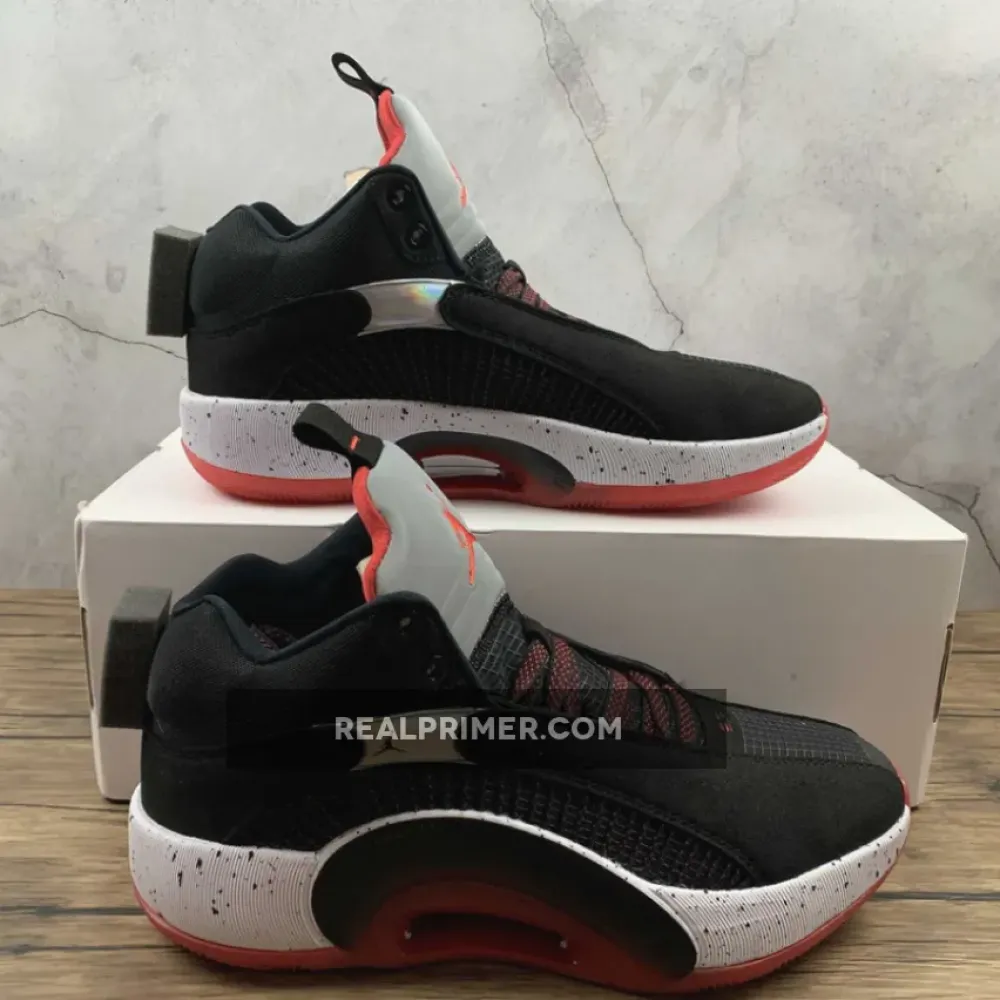 AIR JORDAN 35 BRED BLACK/FIRE RED/REFLECTIVE SILVER CQ4227-030