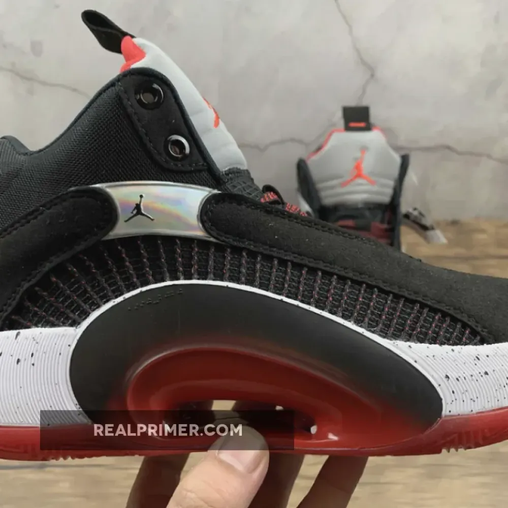 AIR JORDAN 35 BRED BLACK/FIRE RED/REFLECTIVE SILVER CQ4227-030