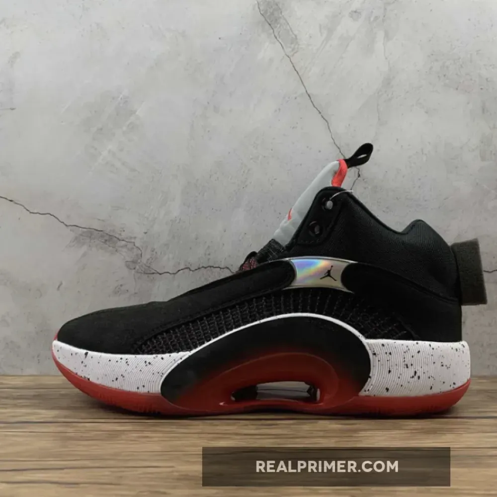 AIR JORDAN 35 BRED BLACK/FIRE RED/REFLECTIVE SILVER CQ4227-030