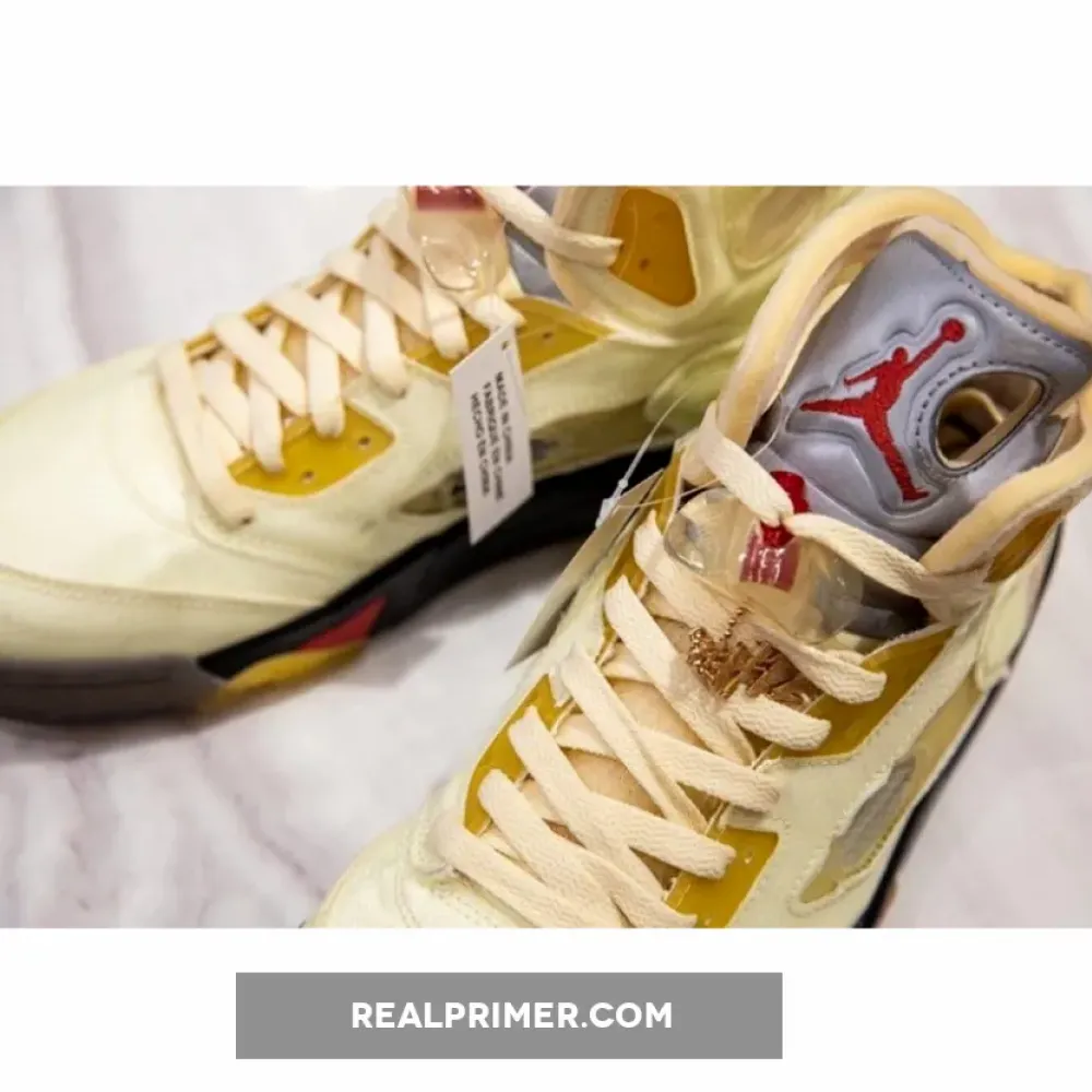 H12 OW X AIR JORDAN 5 SP SAIL/FIRE RED/MUSLIN/BLACK DH8565-100