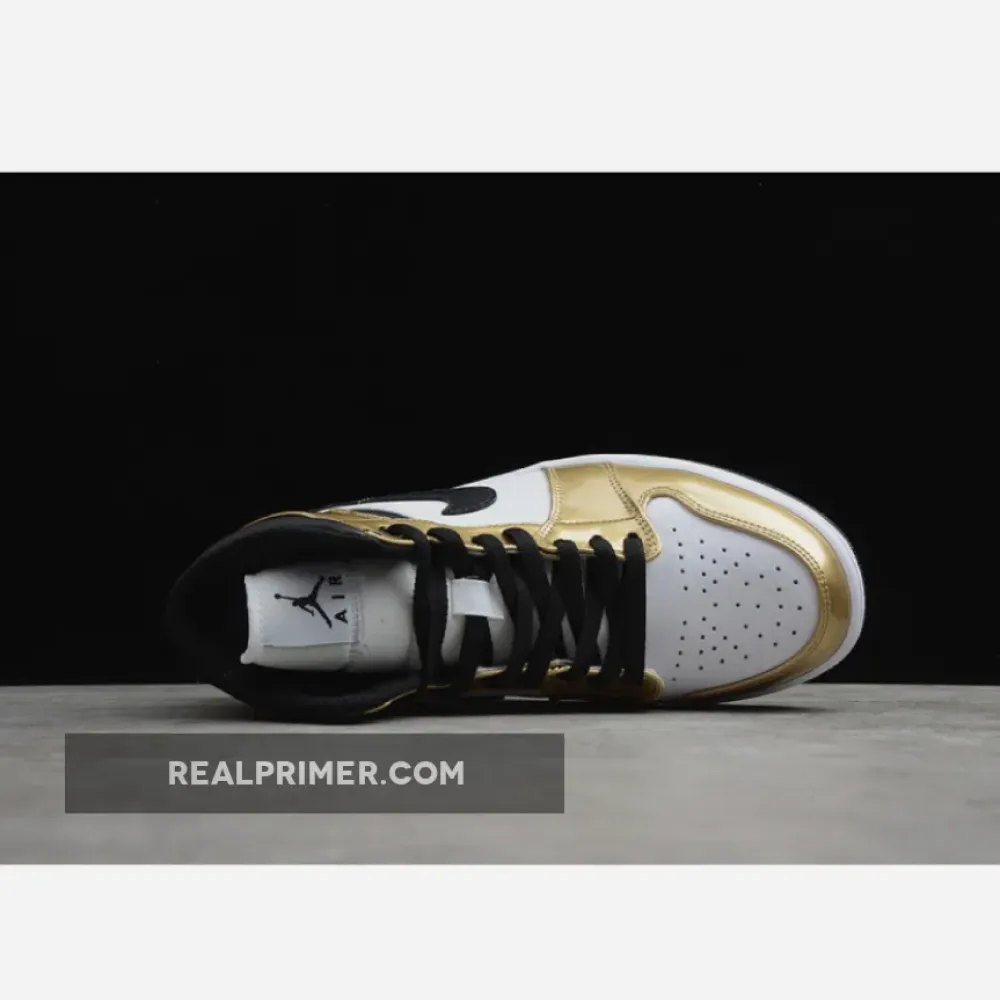 AIR JORDAN 1 MID SE METALLIC GOLD/WHITE-BLACK-BLACK DC1419-700