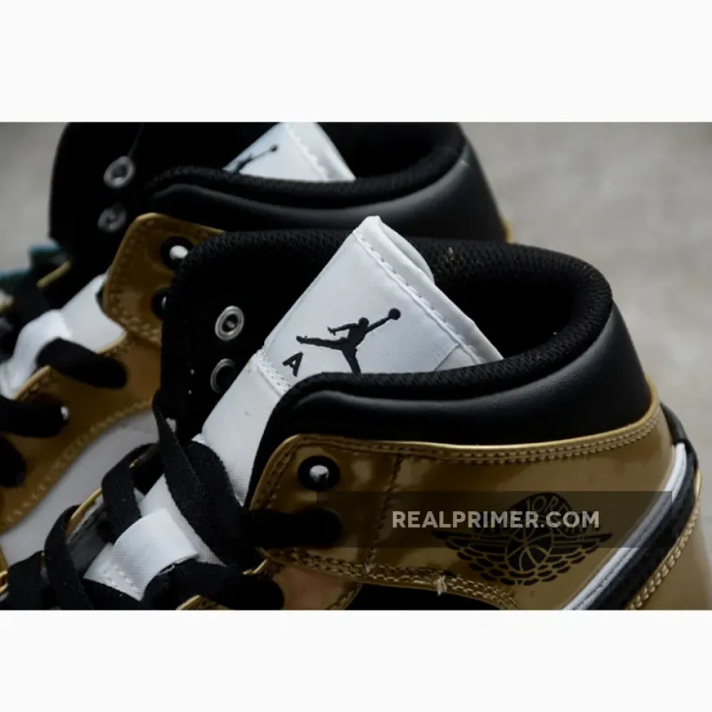 AIR JORDAN 1 MID SE METALLIC GOLD/WHITE-BLACK-BLACK DC1419-700