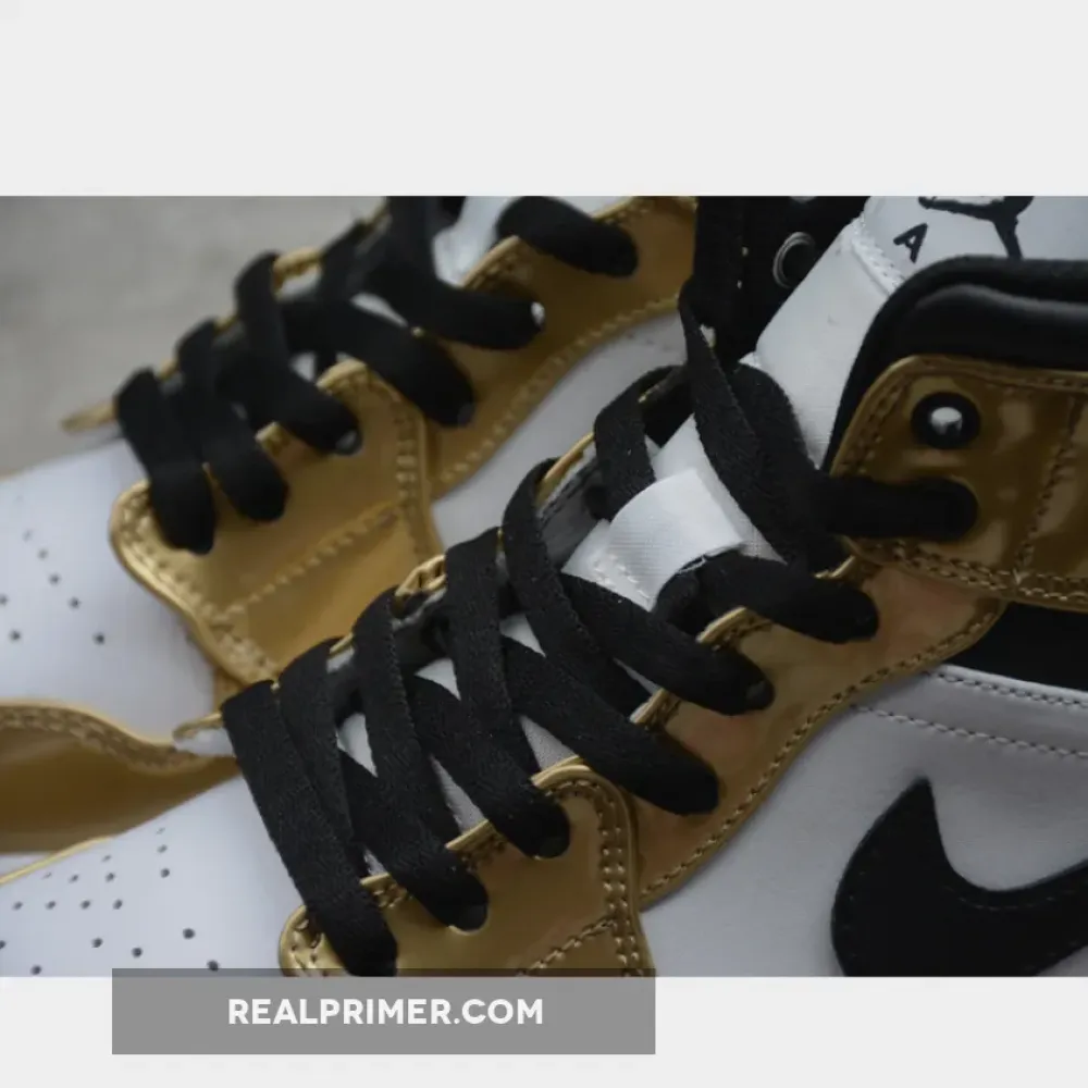 AIR JORDAN 1 MID SE METALLIC GOLD/WHITE-BLACK-BLACK DC1419-700