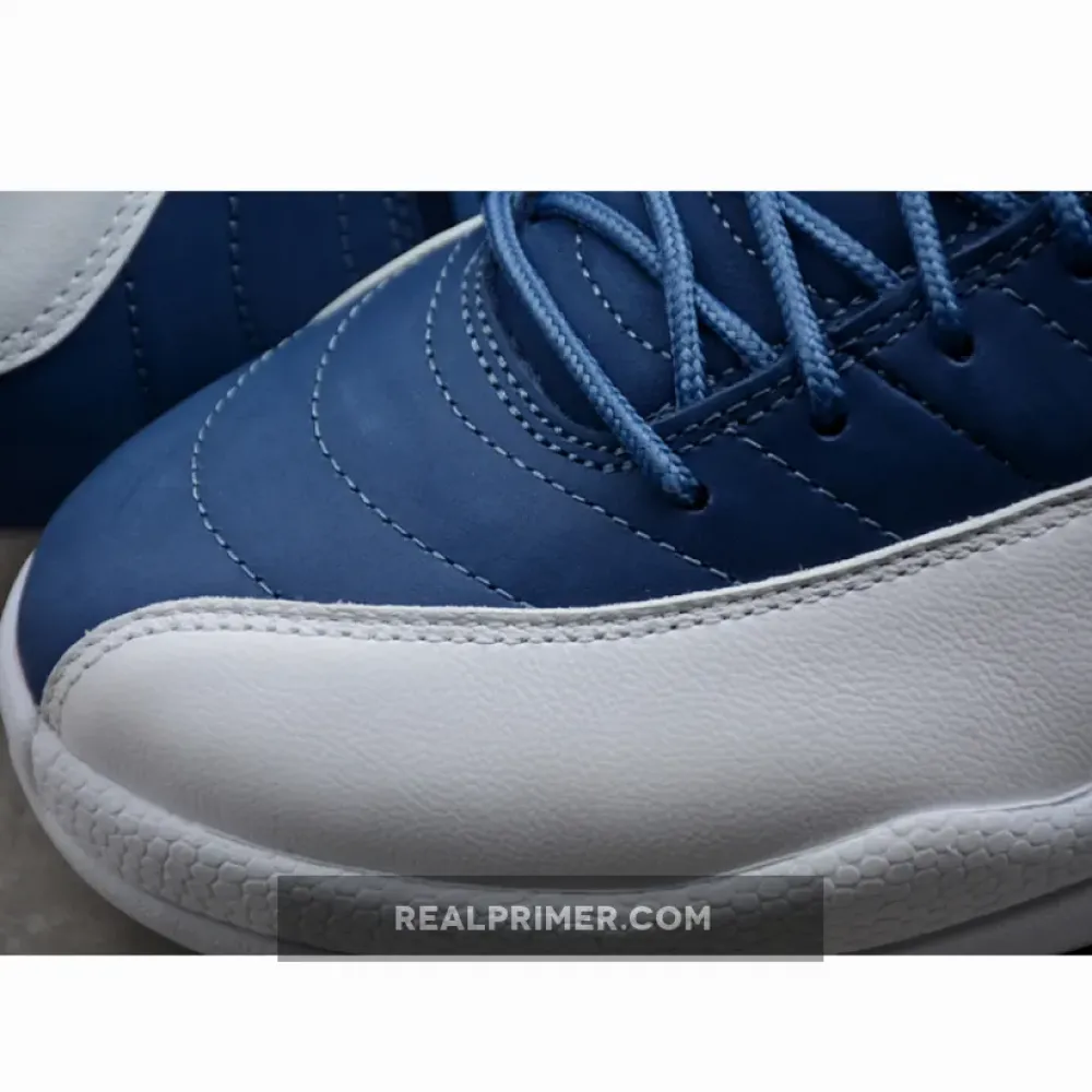 AIR JORDAN 12 INDIGO STONE BLUE/LEGEND BLUE-OBSIDIAN 130690-404