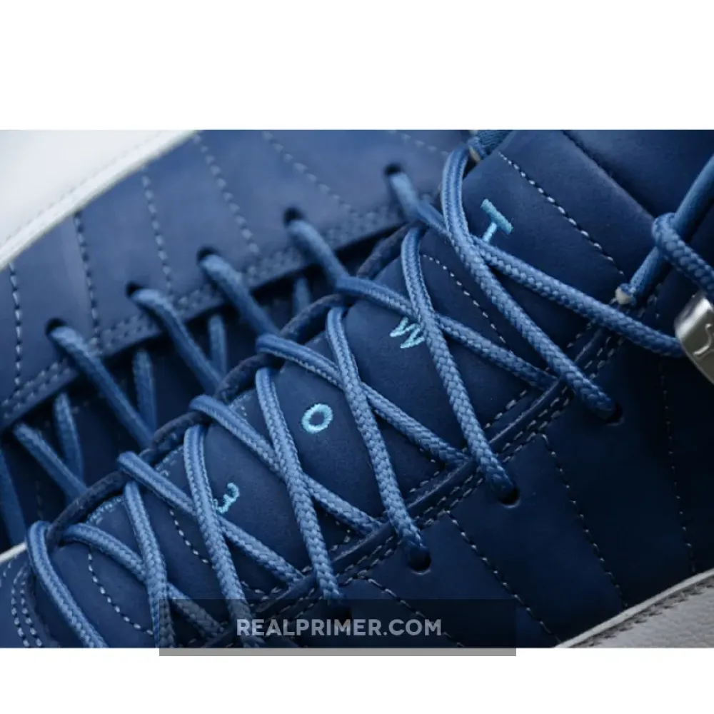 AIR JORDAN 12 INDIGO STONE BLUE/LEGEND BLUE-OBSIDIAN 130690-404