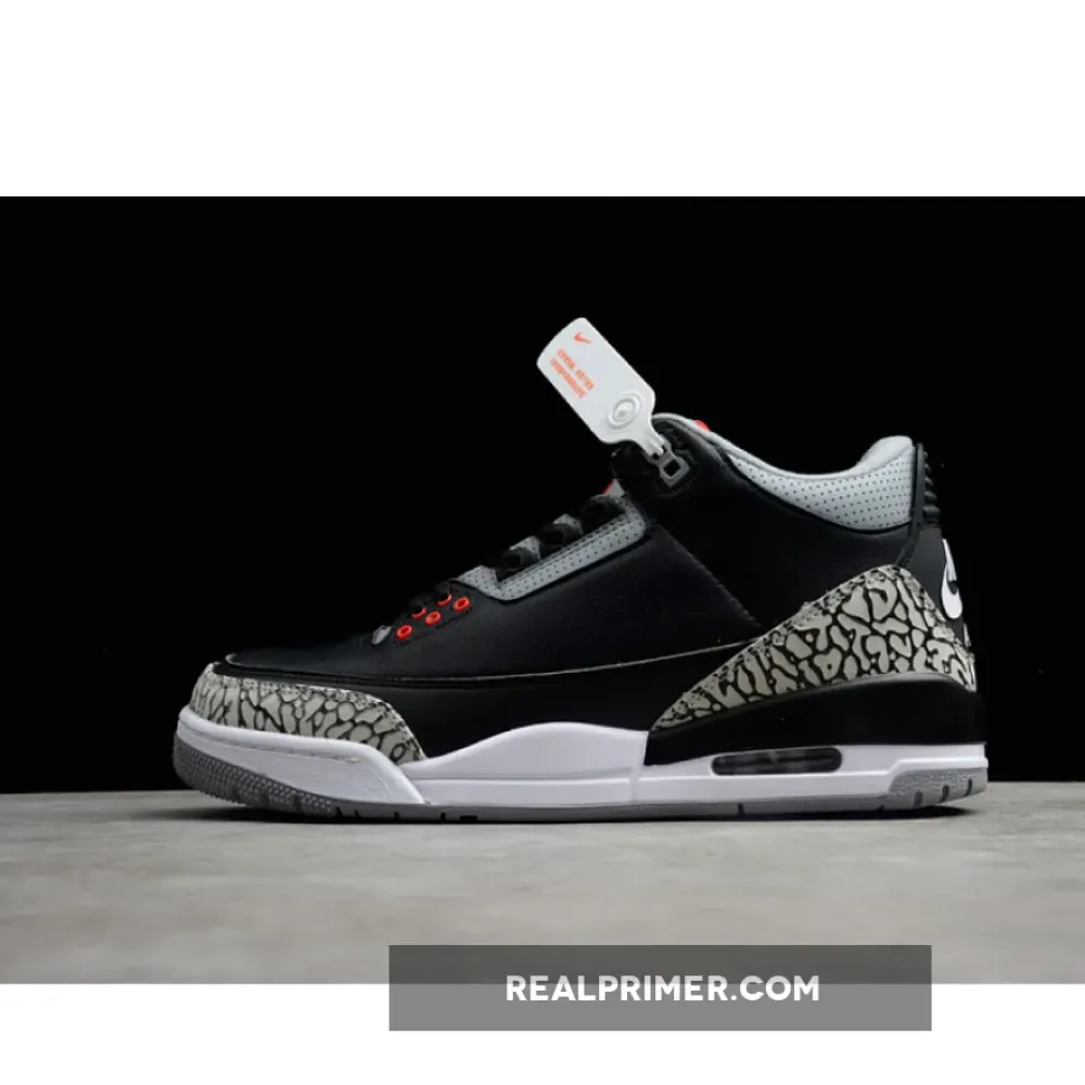 AIR JORDAN 3 RETRO OG BLACK/CEMENT 854262-001