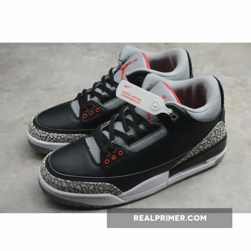 AIR JORDAN 3 RETRO OG BLACK/CEMENT 854262-001