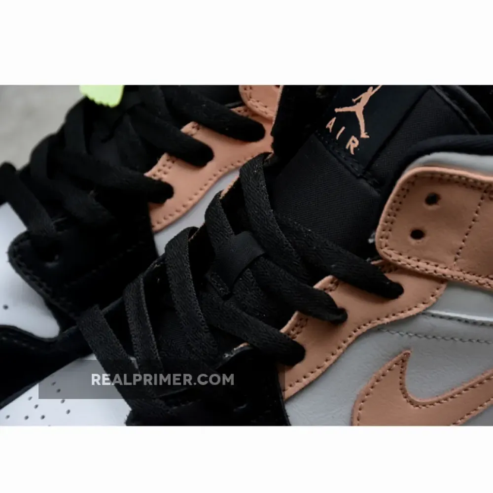 AIR JORDAN 1 MID CRIMSON TINT WHITE/BLACK/PINK 554725-133