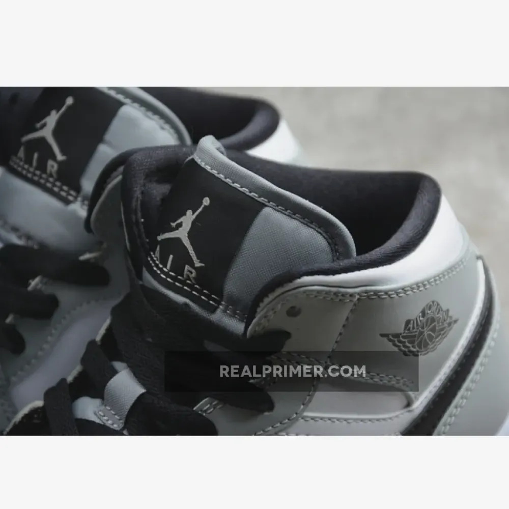 AIR JORDAN 1 MID COOL GREY/BLACK/WHITE 554725-092