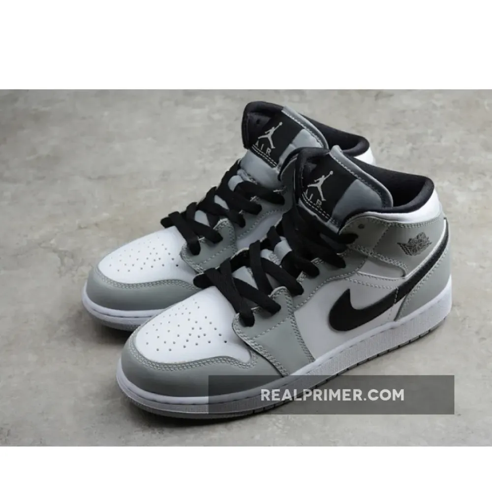 AIR JORDAN 1 MID COOL GREY/BLACK/WHITE 554725-092