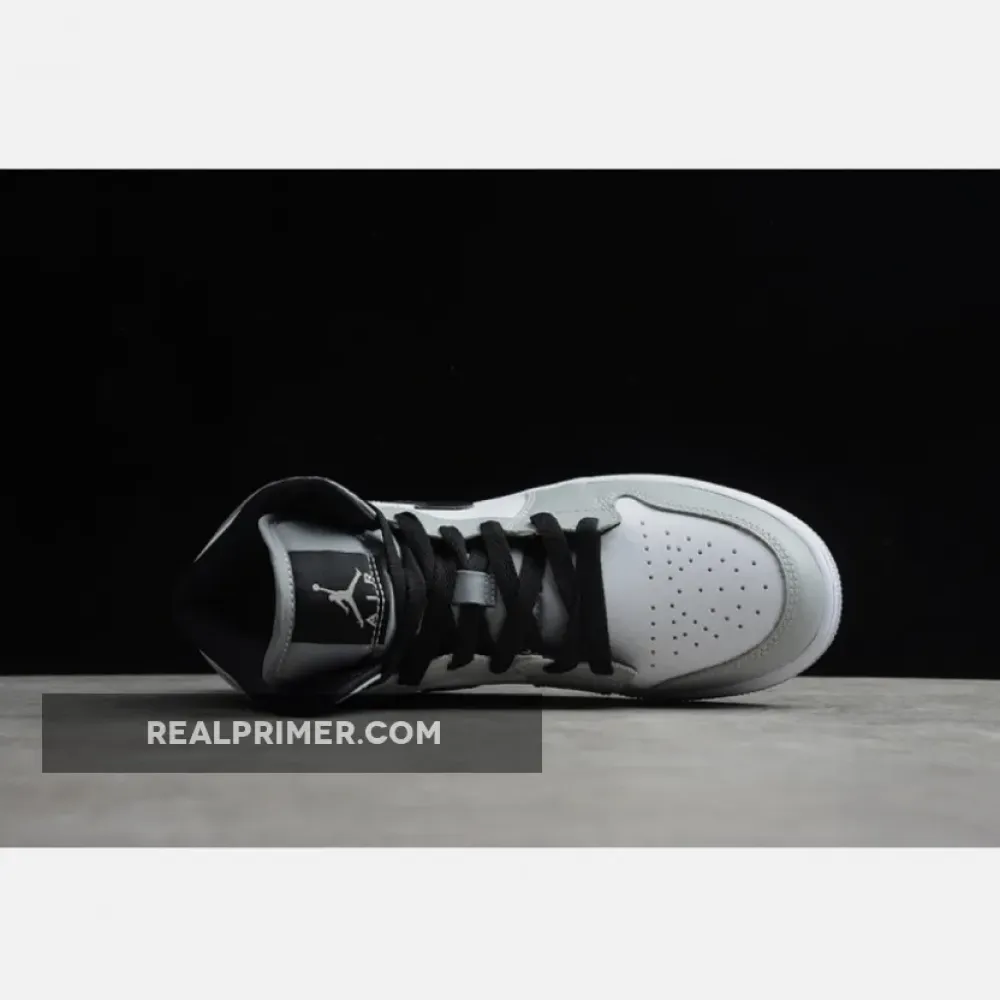 AIR JORDAN 1 MID COOL GREY/BLACK/WHITE 554725-092