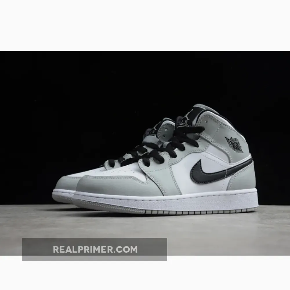AIR JORDAN 1 MID COOL GREY/BLACK/WHITE 554725-092