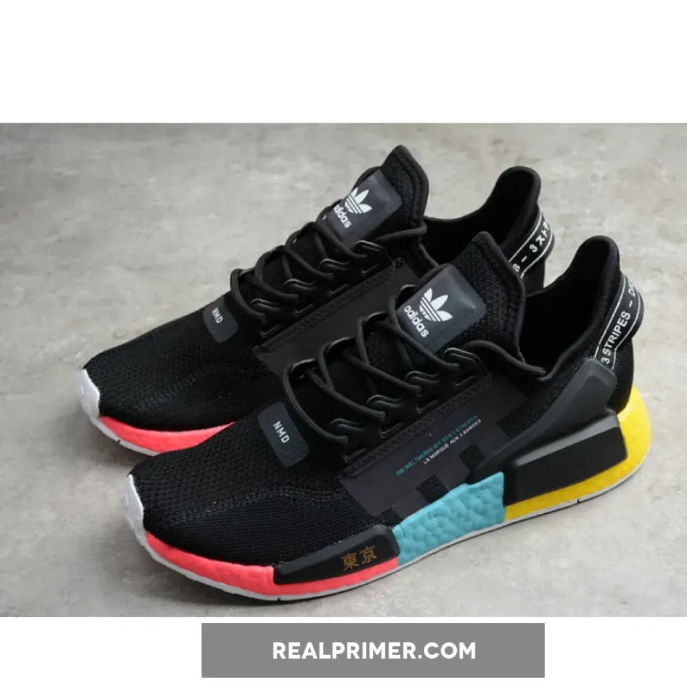 NMD R1 BOOST V2 TOKYO CORE BLACK/BLUE/YELLOW-RED FY1182