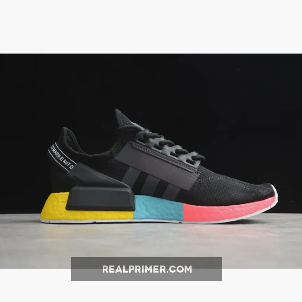 NMD R1 BOOST V2 TOKYO CORE BLACK/BLUE/YELLOW-RED FY1182