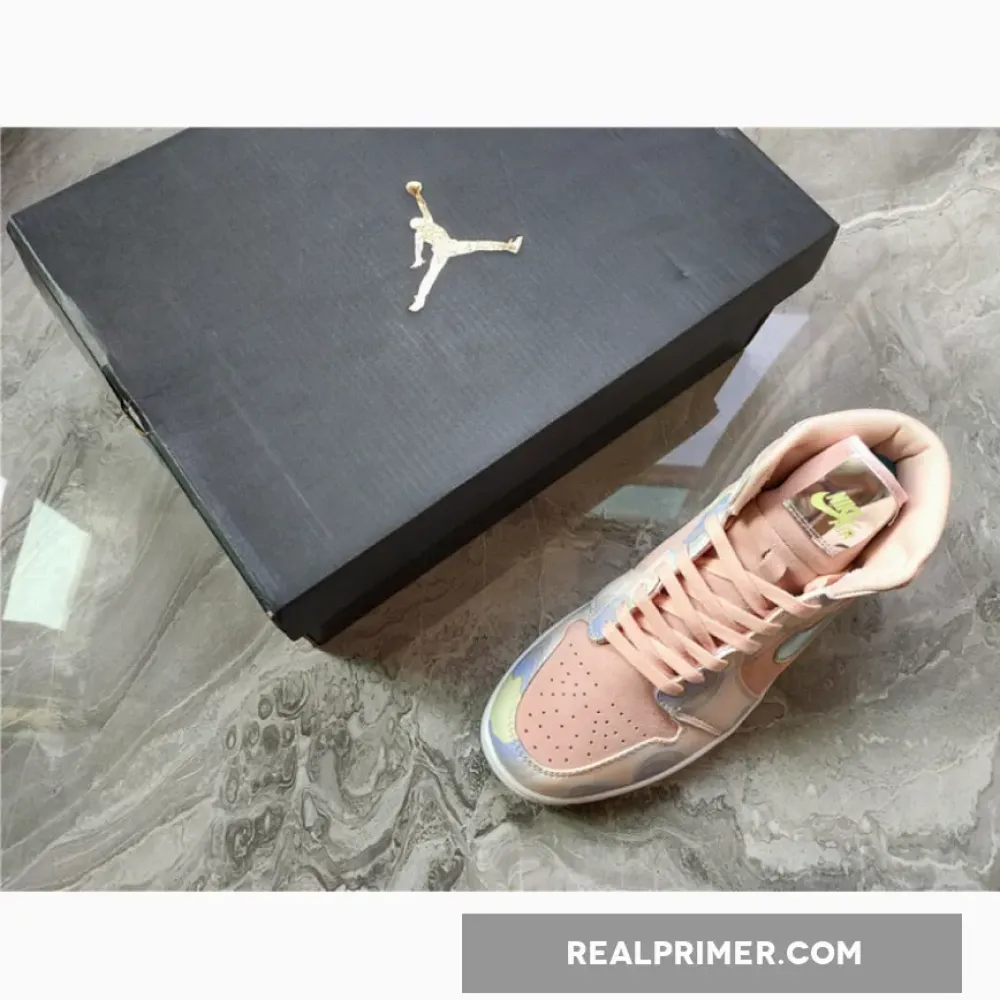 AIR JORDAN 1 MID SE P(HER)SPECTIVE WASHED CORAL/CHROME-LIGHT WHISTLE CW6008-600