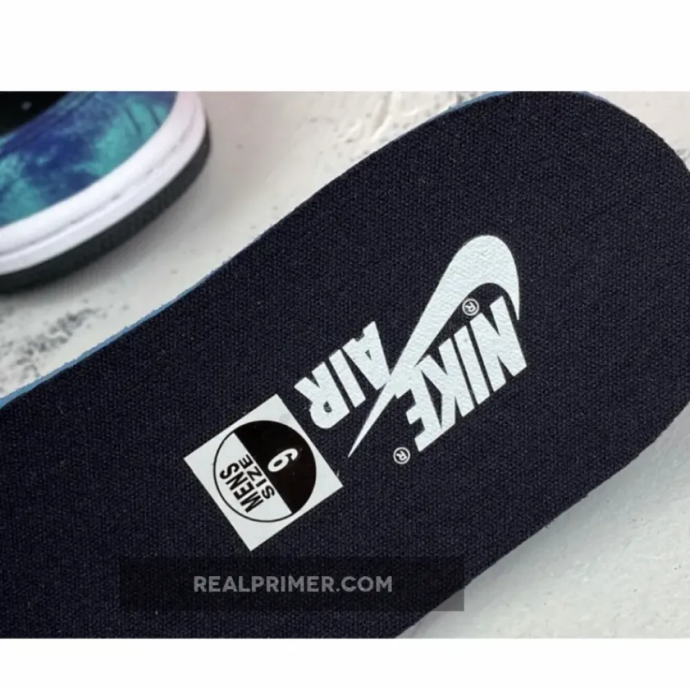 OG AIR JORDAN 1 RETRO HIGH OG TIE DYE WHITE/BLACK-AURORA GREEN CD0461-100