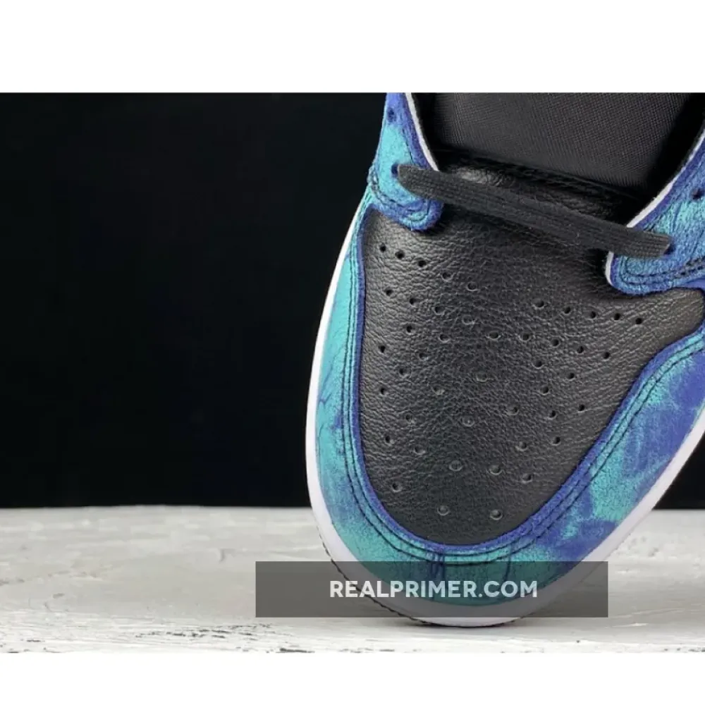 OG AIR JORDAN 1 RETRO HIGH OG TIE DYE WHITE/BLACK-AURORA GREEN CD0461-100