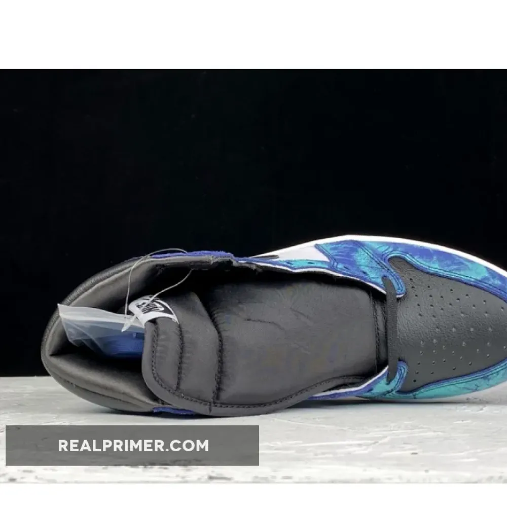 OG AIR JORDAN 1 RETRO HIGH OG TIE DYE WHITE/BLACK-AURORA GREEN CD0461-100