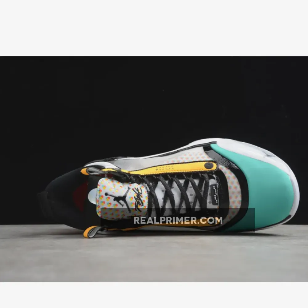 AIR JORDAN 34 LOW GUO AILUN WHITE/BLACK/MULTI-COLOR CZ7748-100