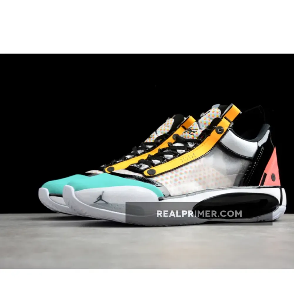 AIR JORDAN 34 LOW GUO AILUN WHITE/BLACK/MULTI-COLOR CZ7748-100