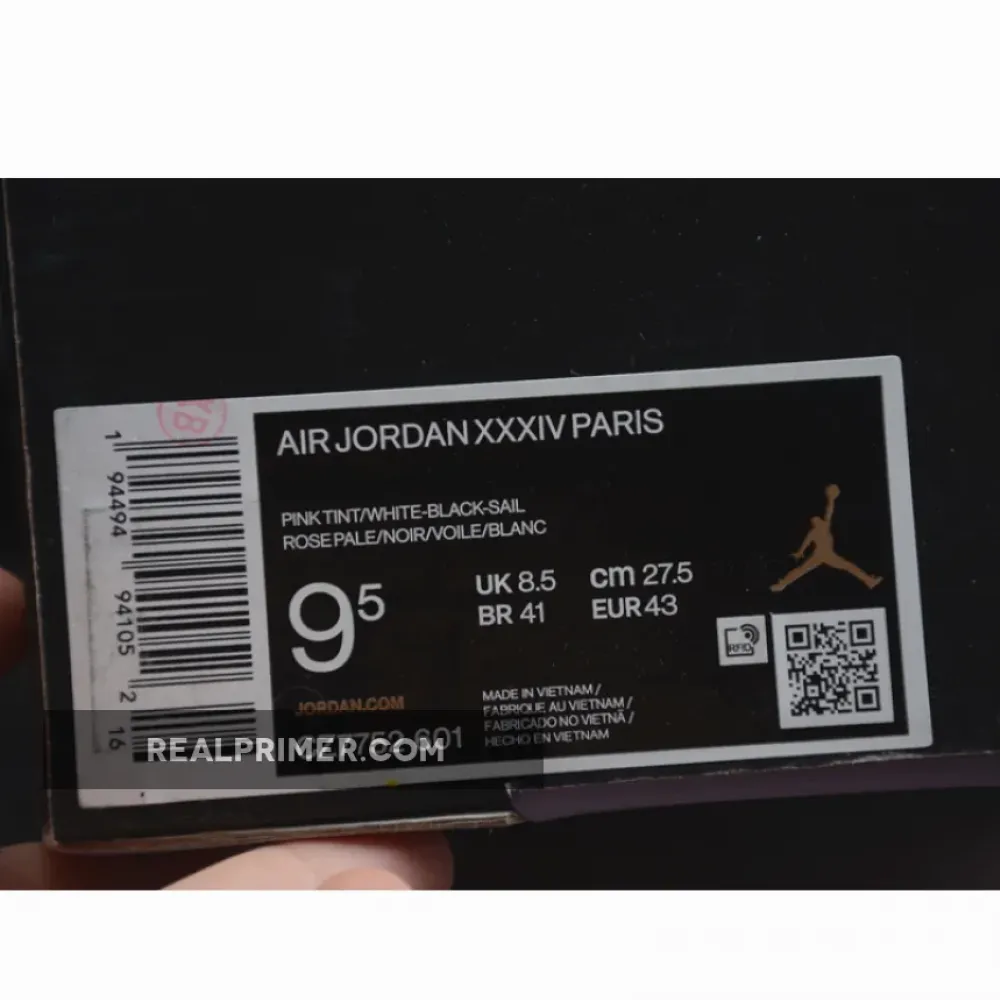 AIR JORDAN 34 PARIS MULTI-COLOR/BLACK-WHITE CZ7752-601