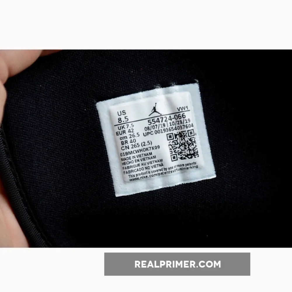 AIR JORDAN 1 MID BRED TOE BLACK/RED/WHITE 554724-066