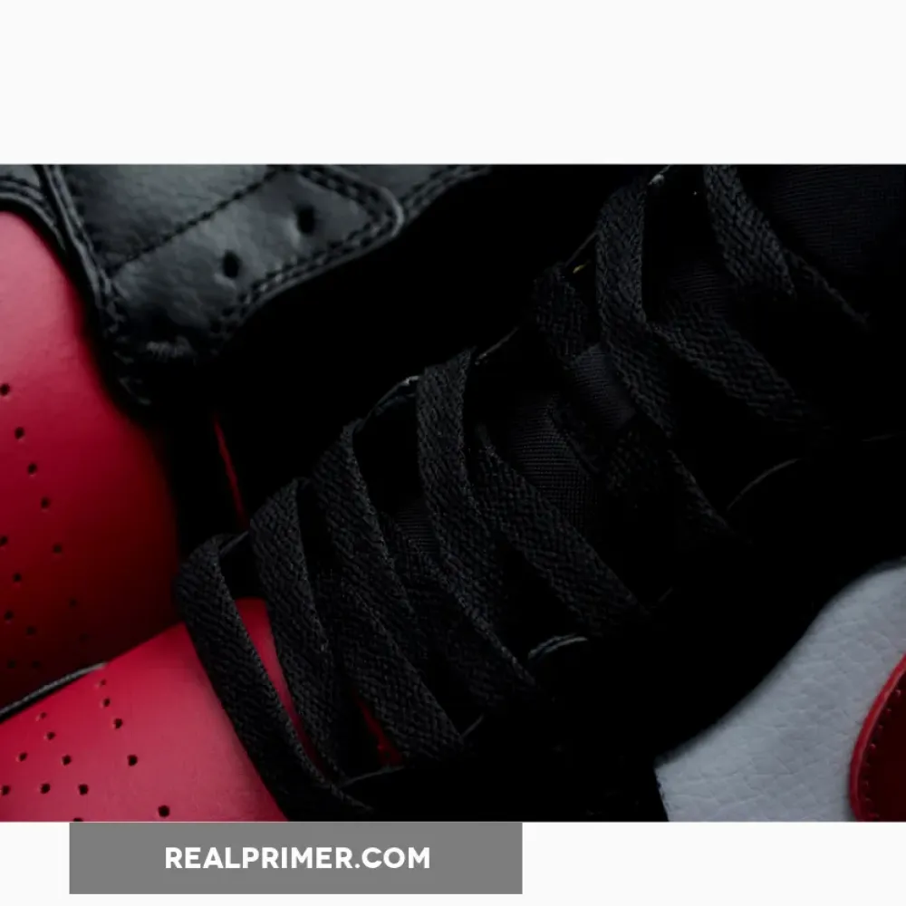 AIR JORDAN 1 MID BRED TOE BLACK/RED/WHITE 554724-066