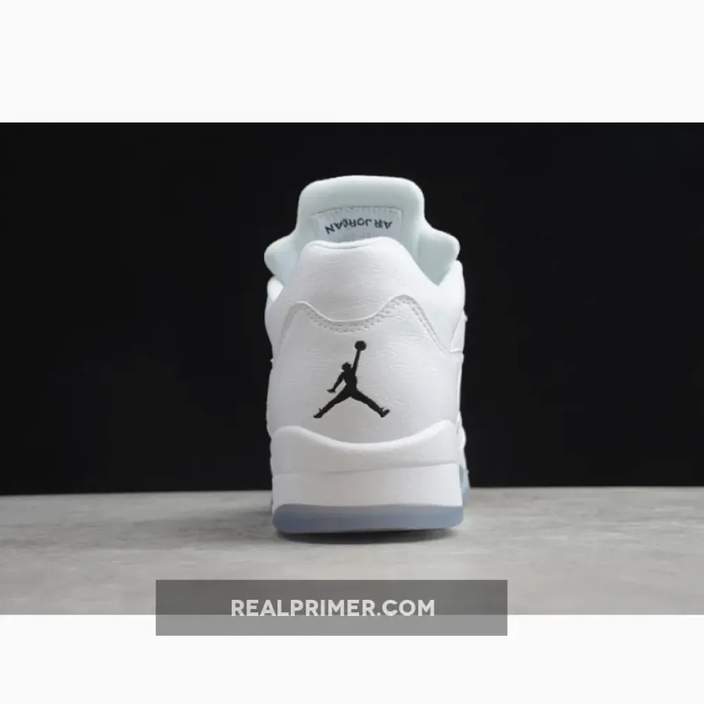 AIR JORDAN 5 RETRO LOW WHITE/WOLF GREY-BLACK 819172-122