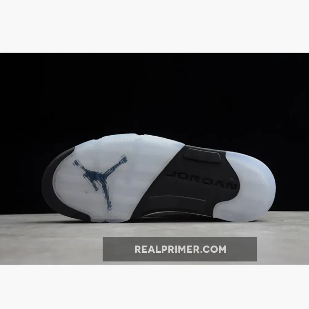 AIR JORDAN 5 RETRO LOW WHITE/WOLF GREY-BLACK 819172-122