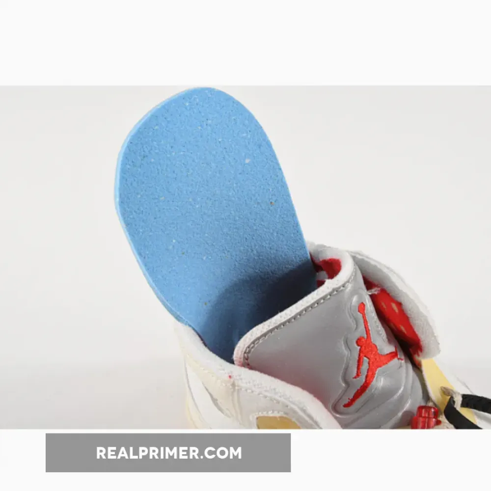 OW X AIR JORDAN 5 WHITE/FIRE RED CT8480-002