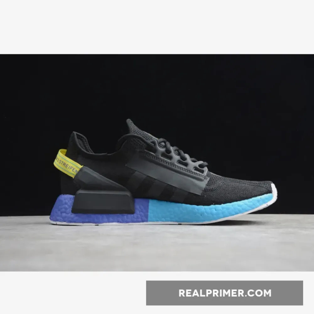 NMD_R1 V2 CORE BLACK/CARBON-SHOCK YELLOW FX4147
