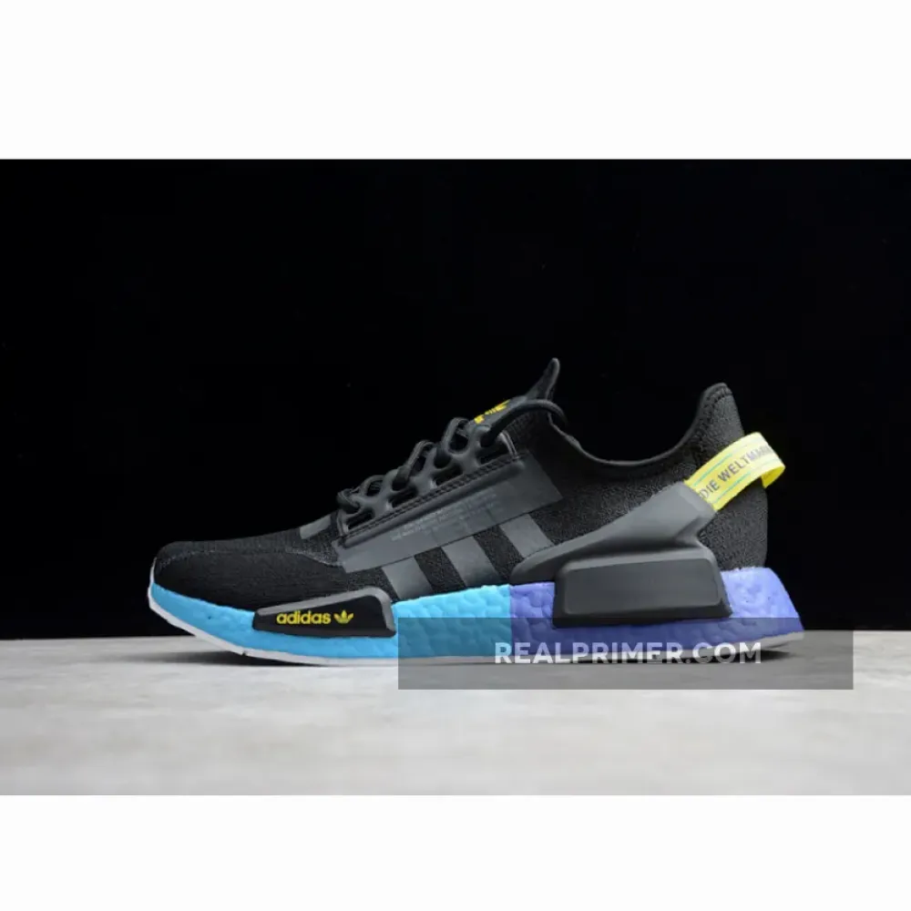 NMD_R1 V2 CORE BLACK/CARBON-SHOCK YELLOW FX4147
