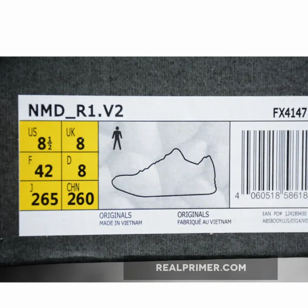 NMD_R1 V2 CORE BLACK/CARBON-SHOCK YELLOW FX4147