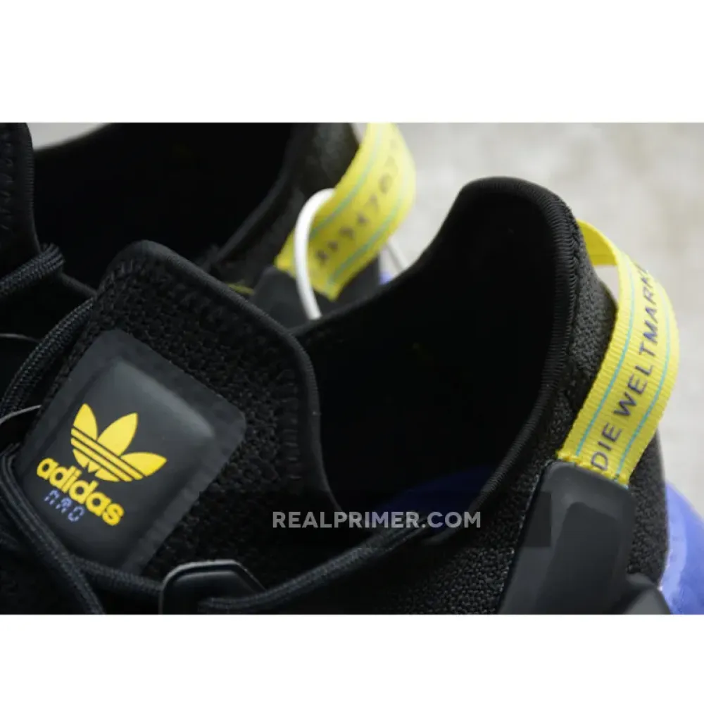 NMD_R1 V2 CORE BLACK/CARBON-SHOCK YELLOW FX4147