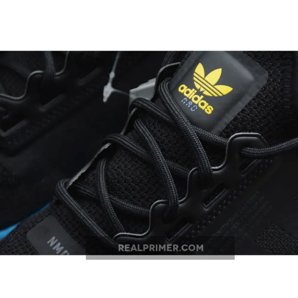 NMD_R1 V2 CORE BLACK/CARBON-SHOCK YELLOW FX4147