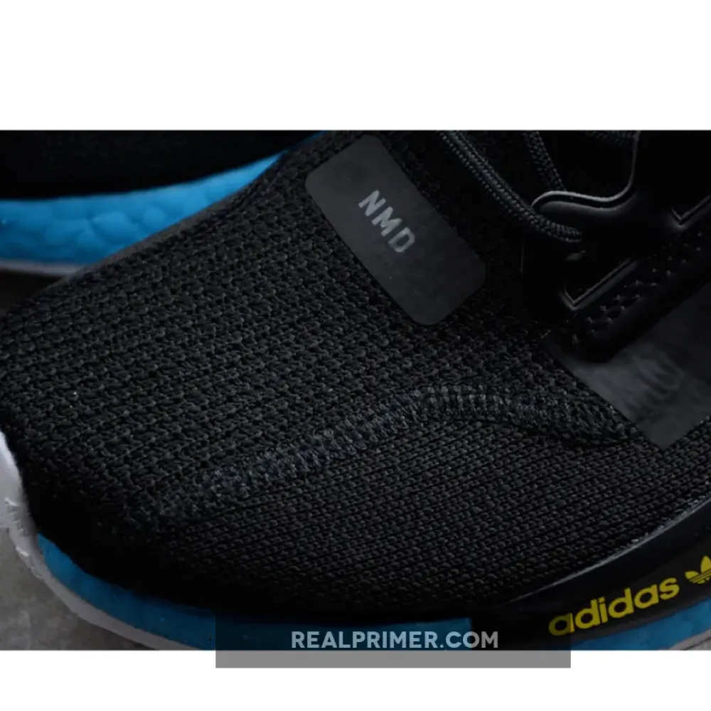 NMD_R1 V2 CORE BLACK/CARBON-SHOCK YELLOW FX4147