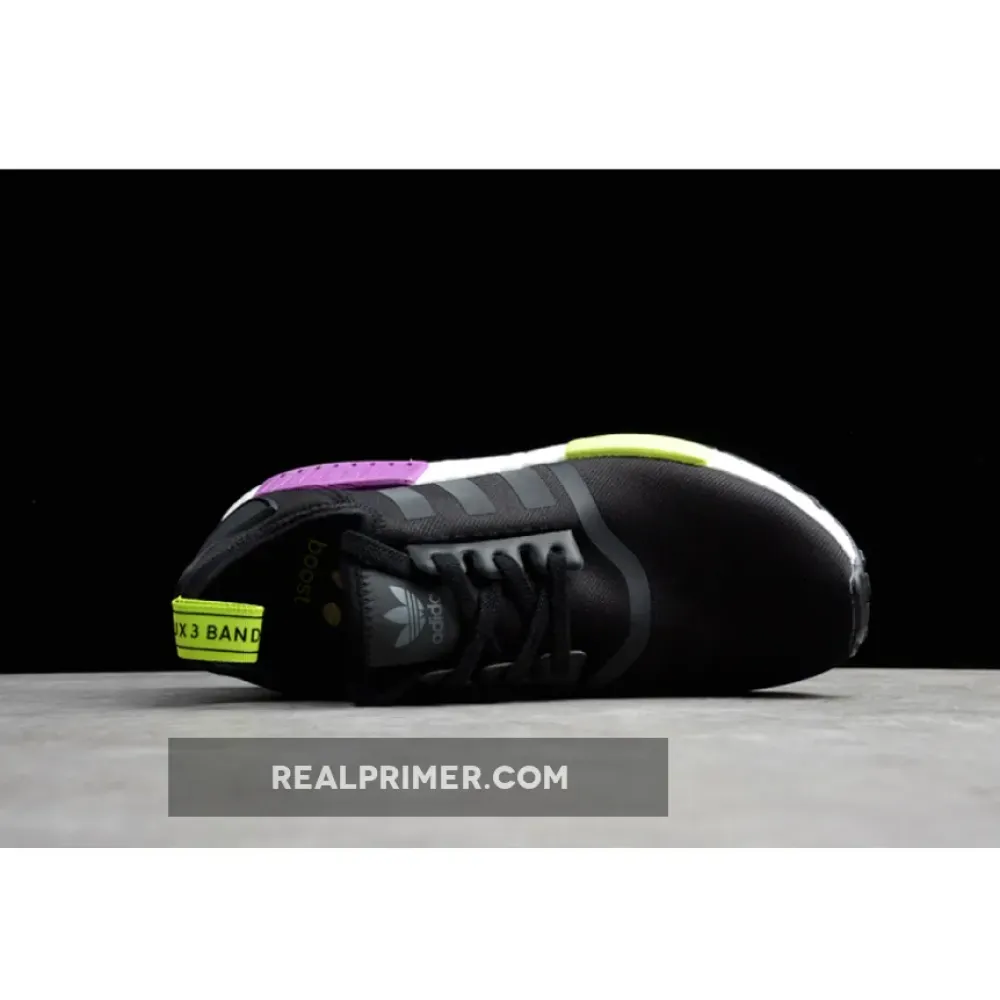 NMD R1 BLACK/PURPLE/GREEN D99627
