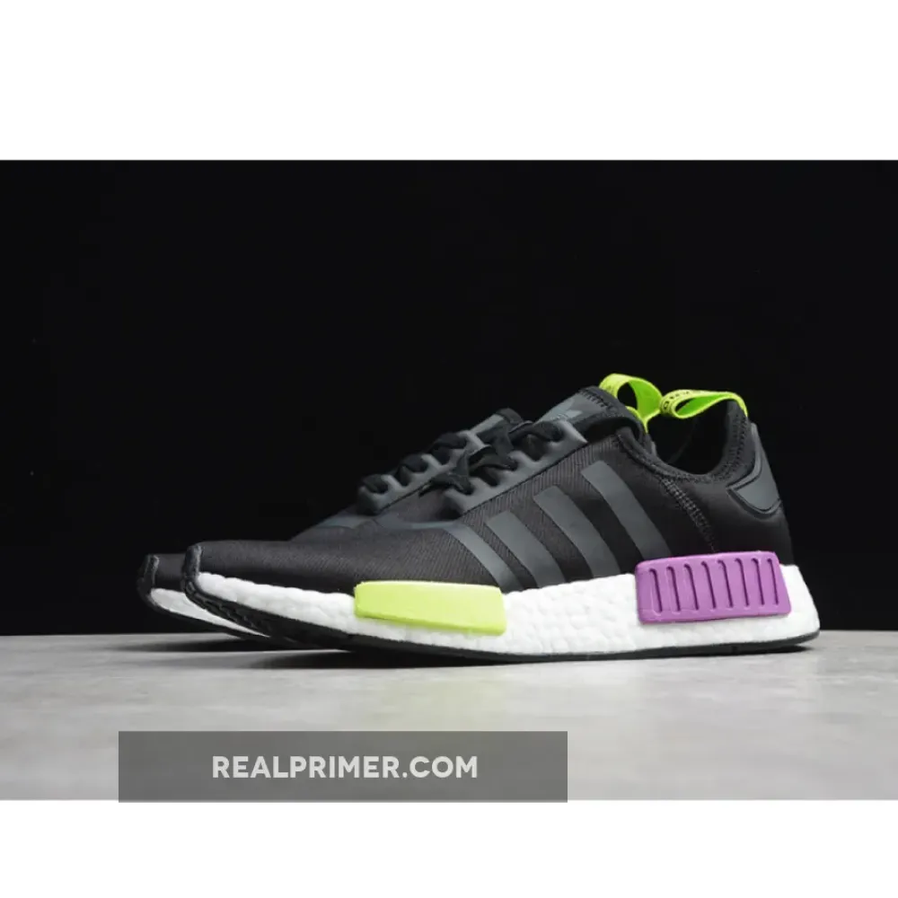 NMD R1 BLACK/PURPLE/GREEN D99627