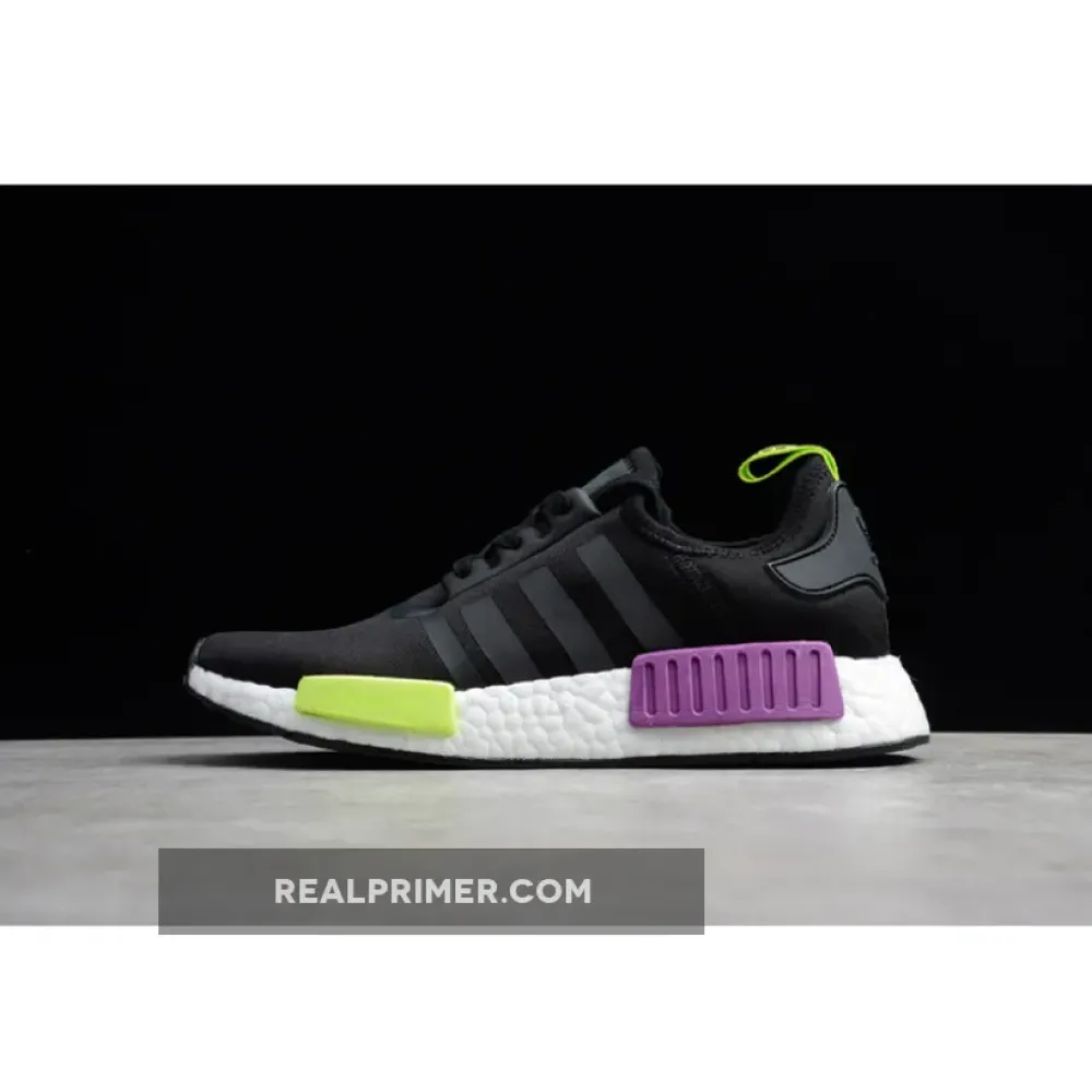 NMD R1 BLACK/PURPLE/GREEN D99627