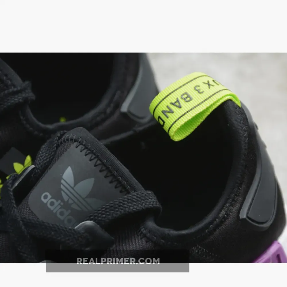 NMD R1 BLACK/PURPLE/GREEN D99627