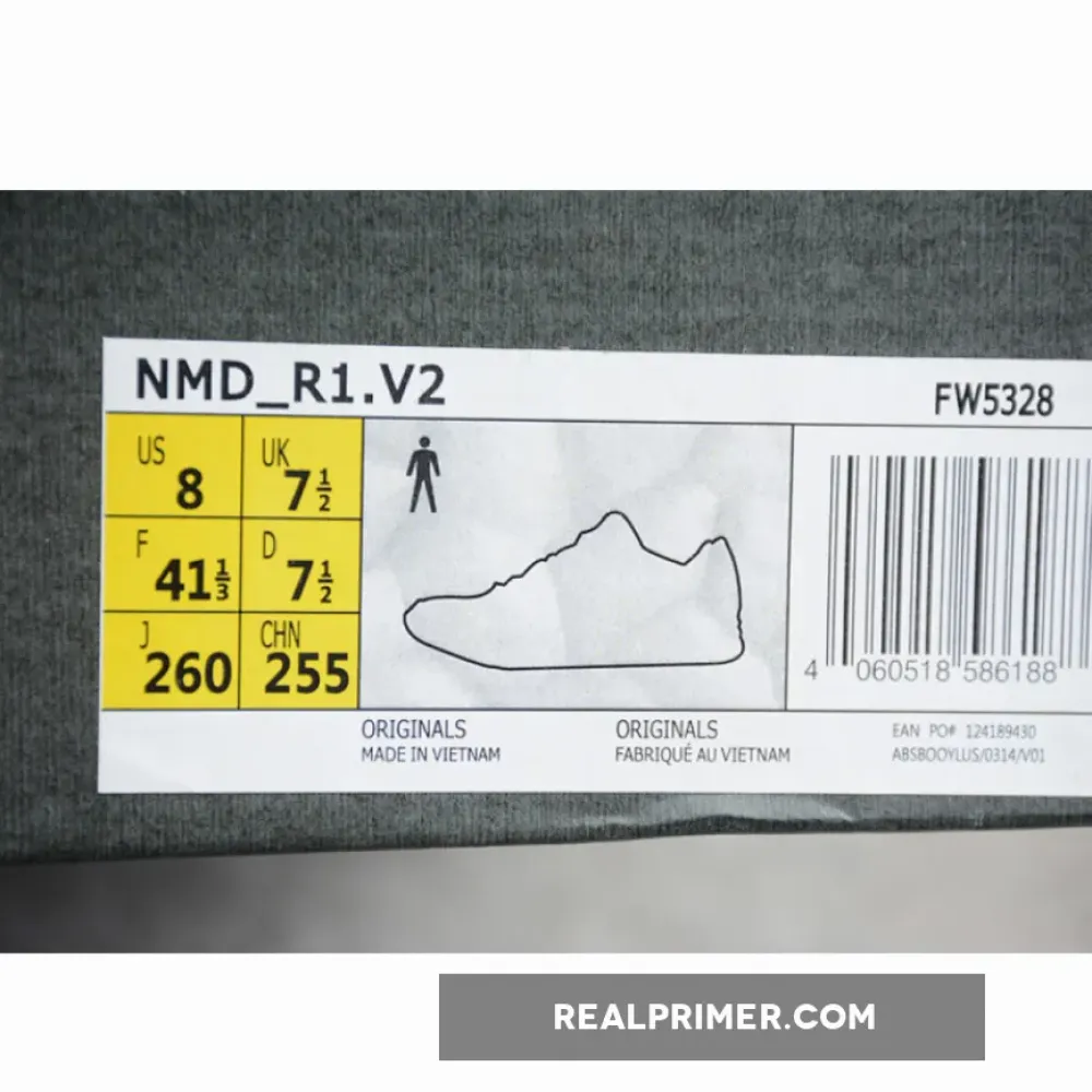 NMD_R1 V2 SHOES GREY TWO/SILVER METALLIC/CORE BLACK FW5328