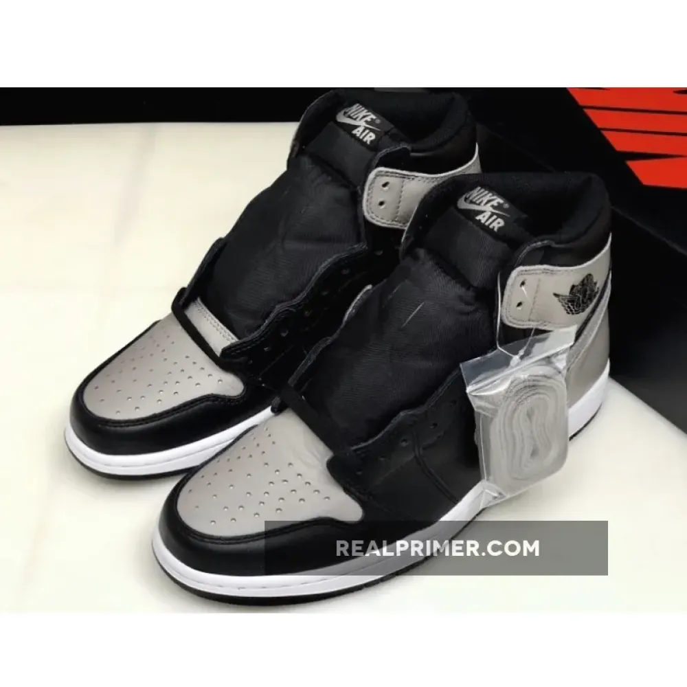 AIR JORDAN 1 RETRO HIGH OG SHADOW BLACK/MEDIUM-GREY WHITE 555088-013