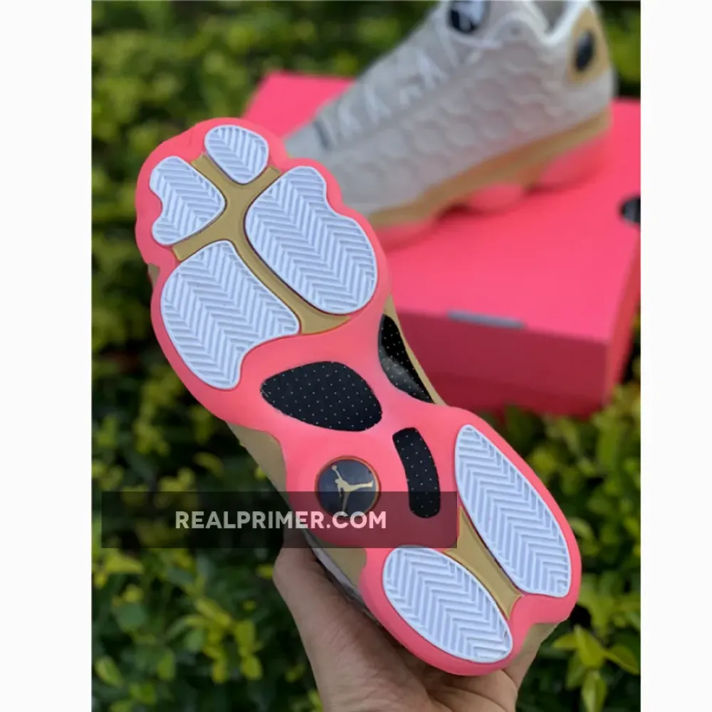 AIR JORDAN 13 RETRO CHINESE NEW YEAR PALE IVORY/PINK CW4409-100