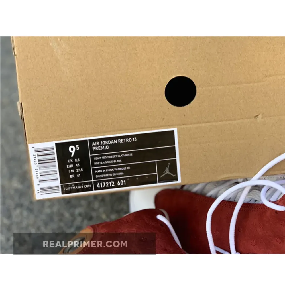 AIR JORDAN 13 RETRO PREMIO BIN 23 WHITE/ORANGE 417212-601