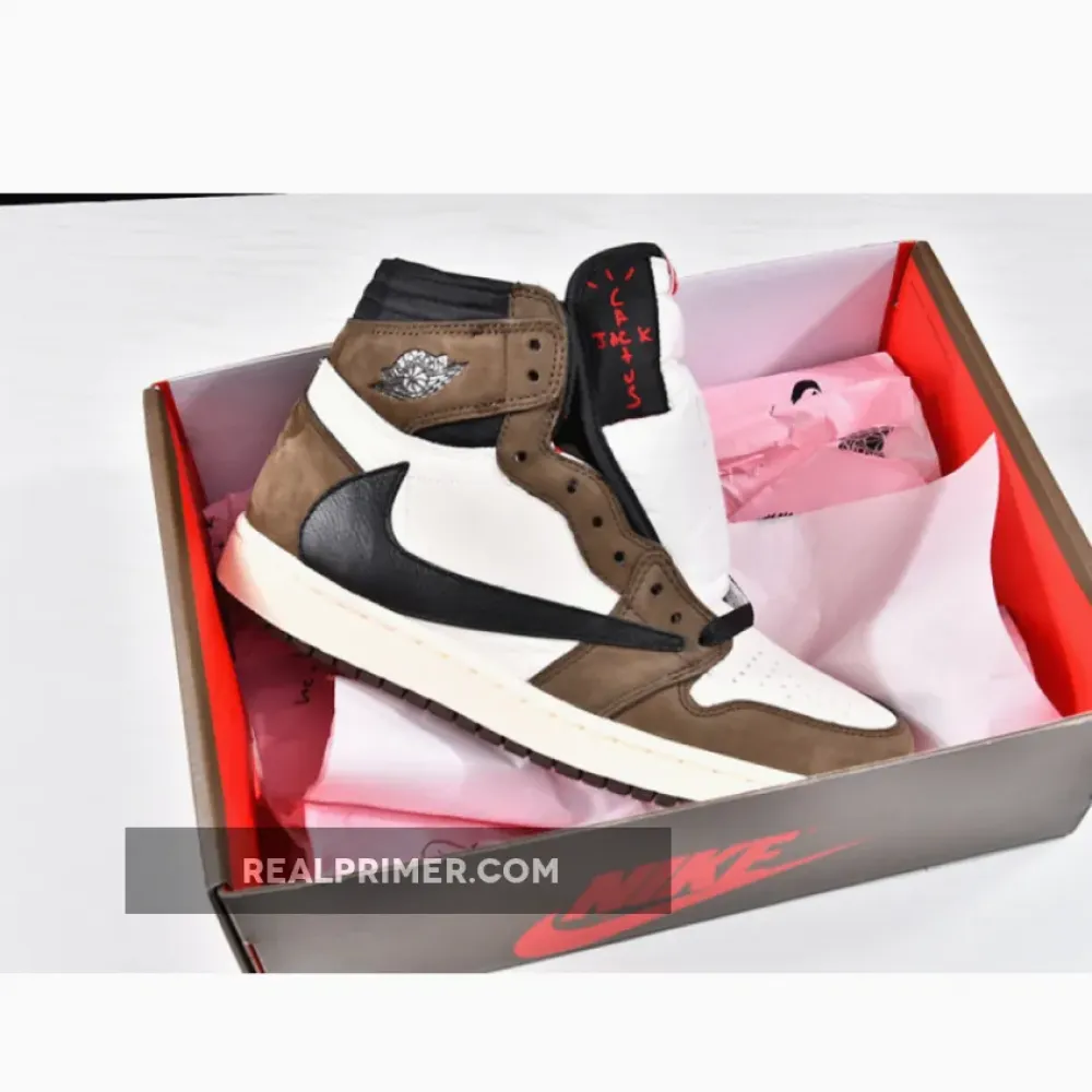 AIR JORDAN 1 HIGH OG TRAVIS SCOTT SP DARK MOCHA/WHITE CD4487-100