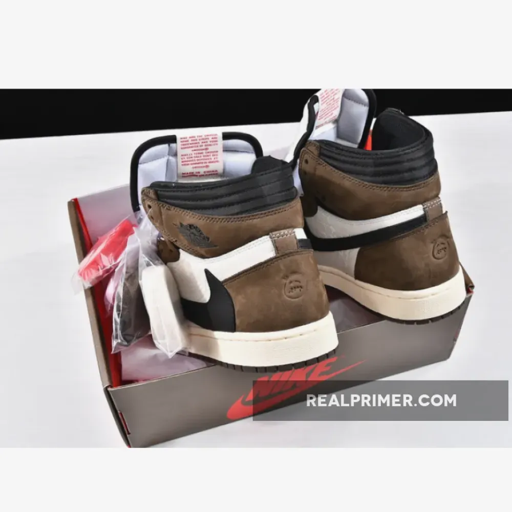 AIR JORDAN 1 HIGH OG TRAVIS SCOTT SP DARK MOCHA/WHITE CD4487-100